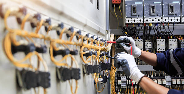 Professional Electrician technician working in National Park, NJ